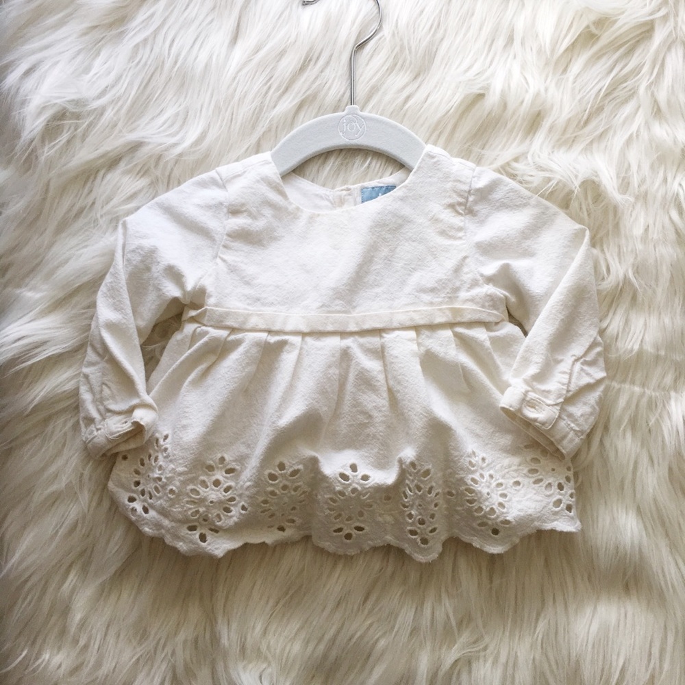 Cream Baby Gap long sleeve top